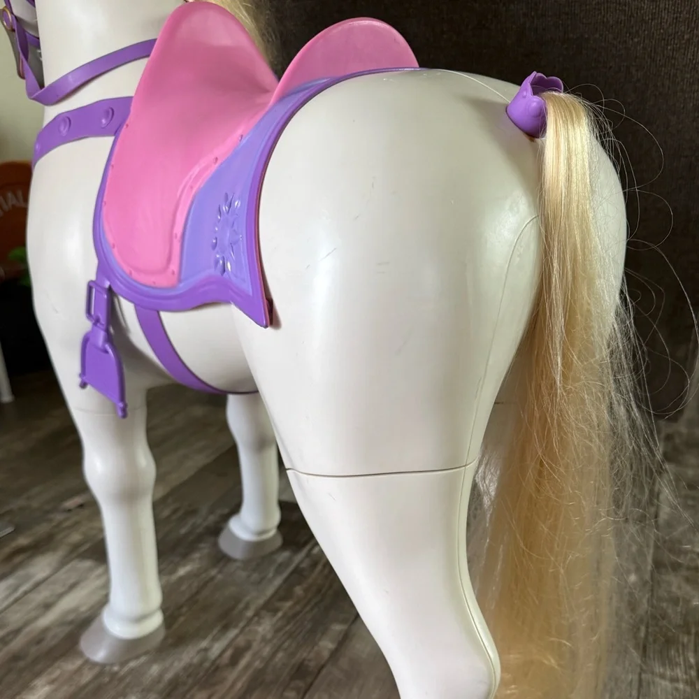 Disney Princess Playdate Maximus Horse Ride On My Size Pony 32